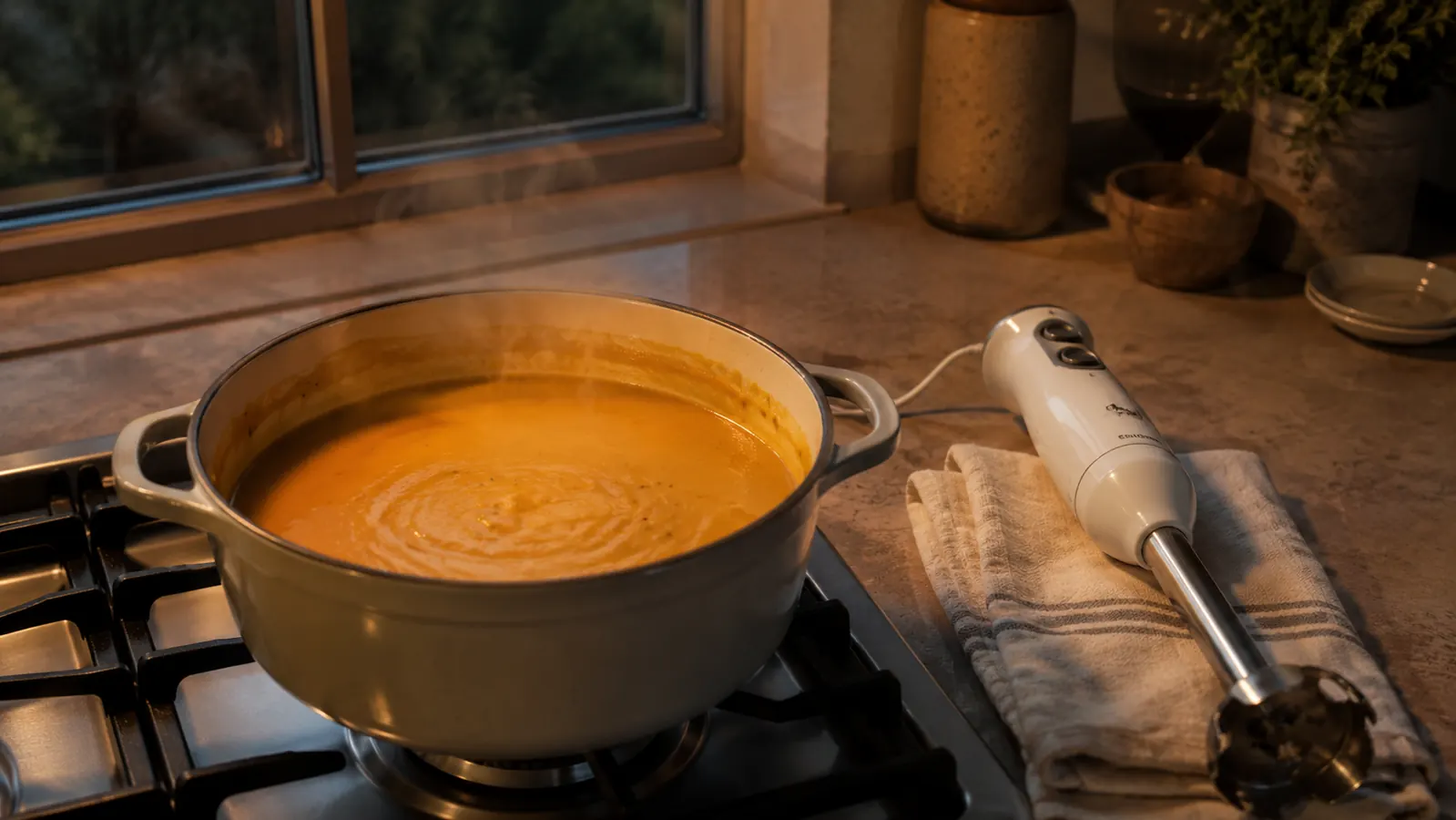 How to Make Silky Smooth Soups With an Immersion Blender