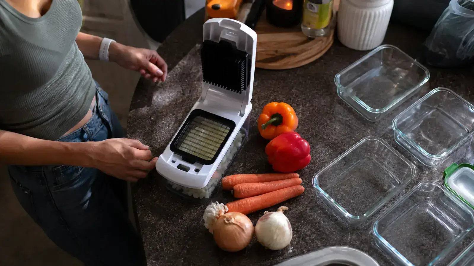 How to Meal Prep Faster With a Vegetable Chopper